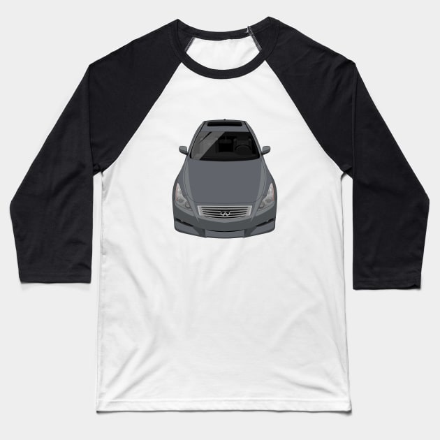 G37 Coupe 4th gen 2010-2015 - Grey Baseball T-Shirt by jdmart